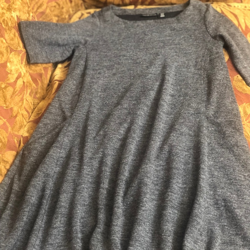 Gray Knit Dress